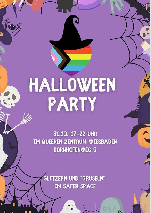 Flyer zur Halloween-Party